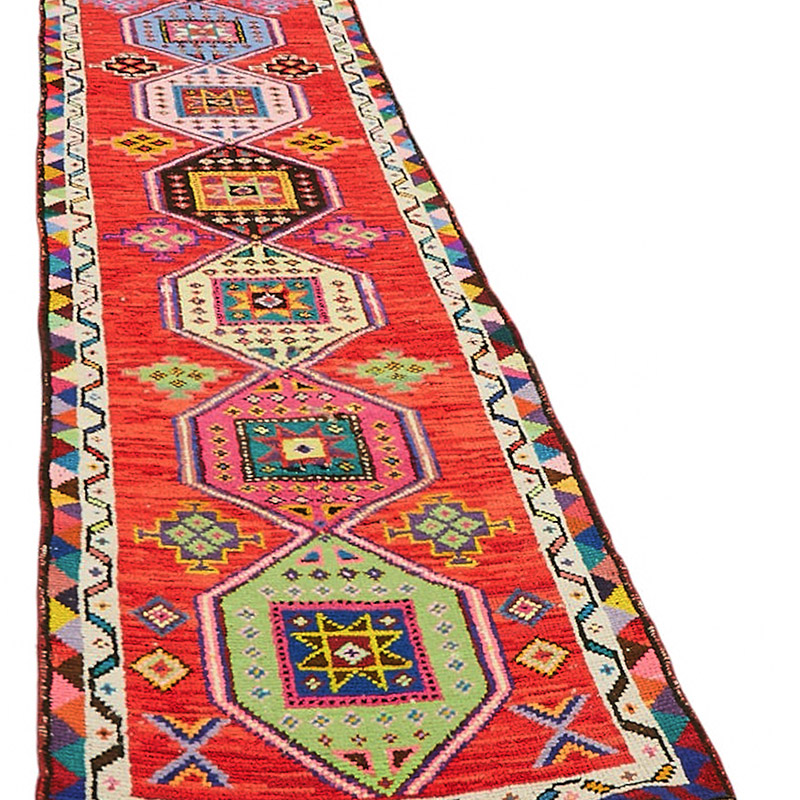 Vintage Anadolu Yolluk - 76 cm x 413 cm - K0085102