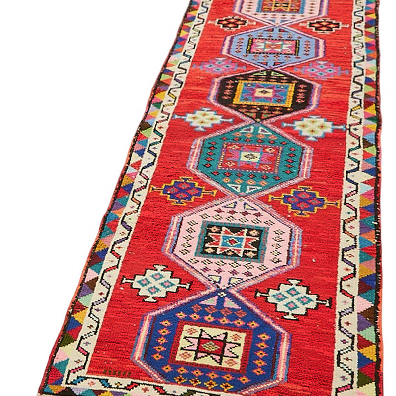 Vintage Anadolu Yolluk - 76 cm x 413 cm - K0085102