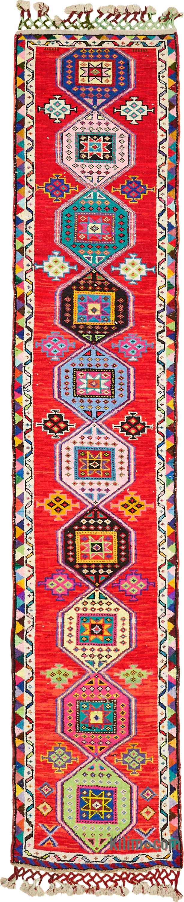 Vintage Anadolu Yolluk - 76 cm x 413 cm - K0085102