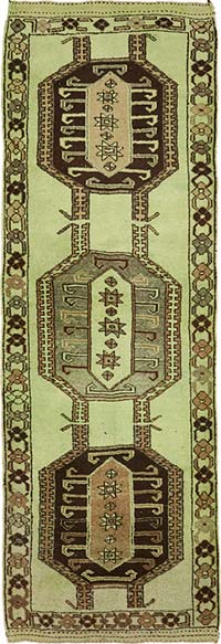 Vintage Tribal Runner Rug - 4' 7" x 13' 6" (55" x 162")