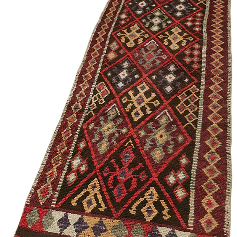 Alfombra Vintage de pasillo - 90 cm x 392 cm - K0085109