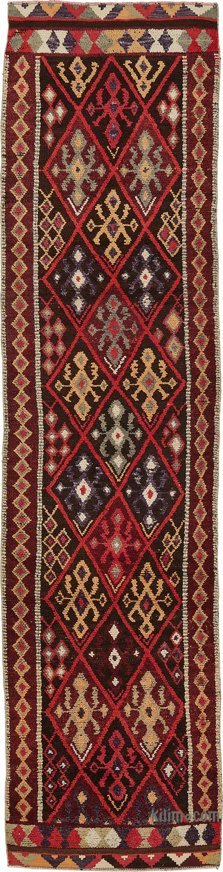 Alfombra Vintage de pasillo - 90 cm x 392 cm - K0085109