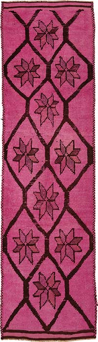 Vintage Tribal Runner Rug - 3' 1" x 11' 6" (37" x 138")