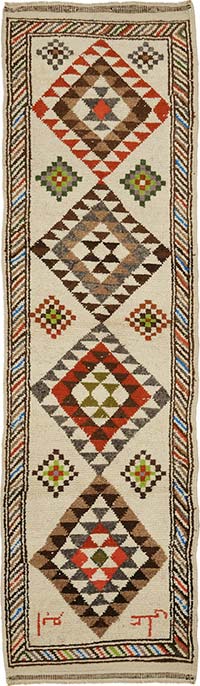 Vintage Anadolu Yolluk - 96 cm x 330 cm