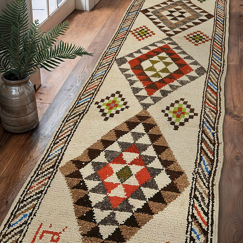 Vintage Anadolu Yolluk - 96 cm x 330 cm - K0085113