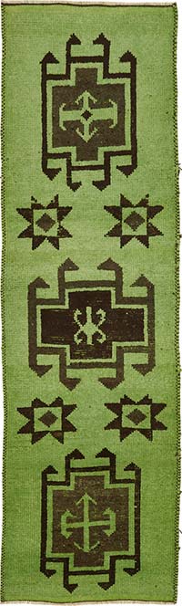 Vintage Tribal Runner Rug - 3' 3" x 11' 3" (39" x 135")