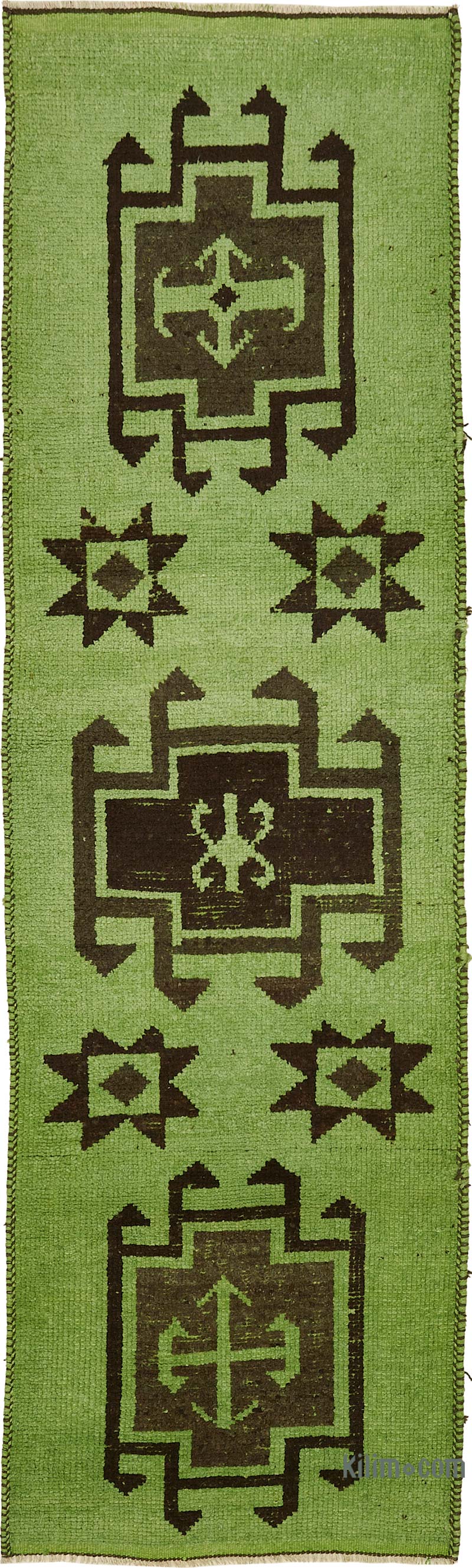 Alfombra Vintage de pasillo - 100 cm x 342 cm - K0085114