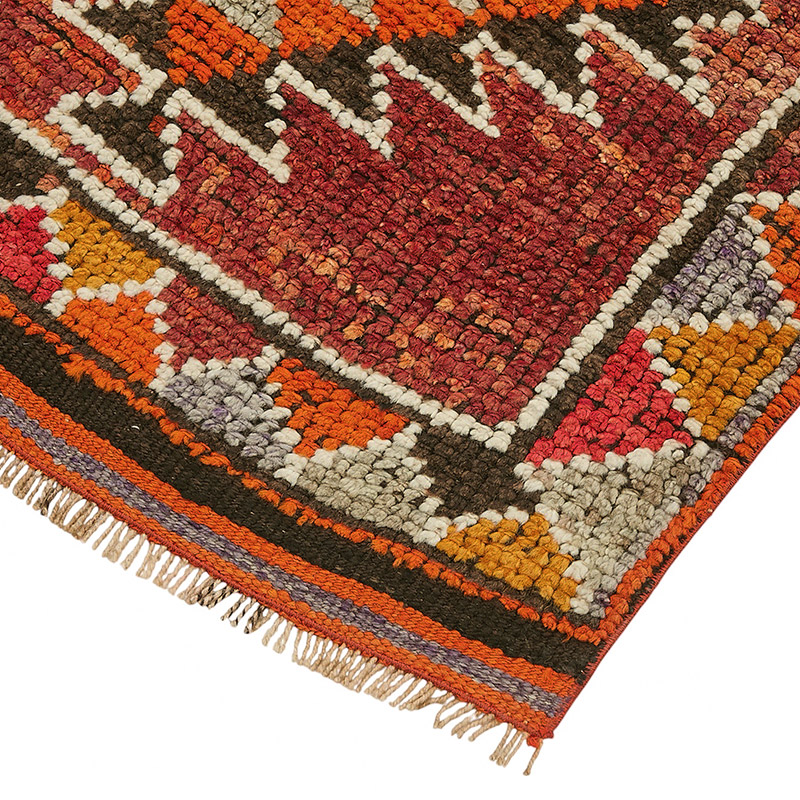 Vintage Tribal Runner Rug - 2' 9" x 13'  (33" x 156") - K0085115