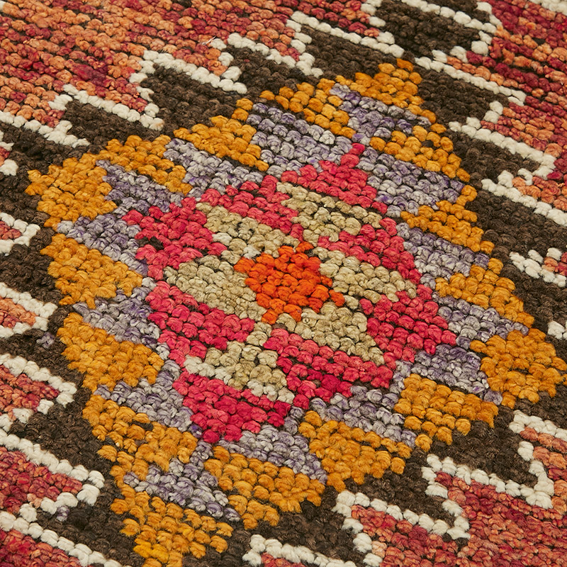 Vintage Tribal Runner Rug - 2' 9" x 13'  (33" x 156") - K0085115