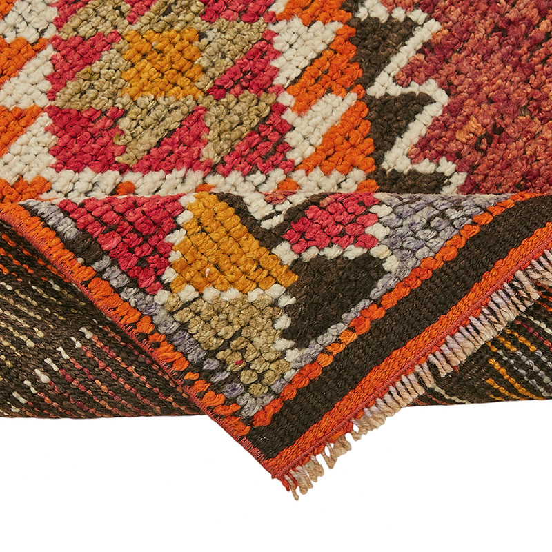 Vintage Tribal Runner Rug - 2' 9" x 13'  (33" x 156") - K0085115
