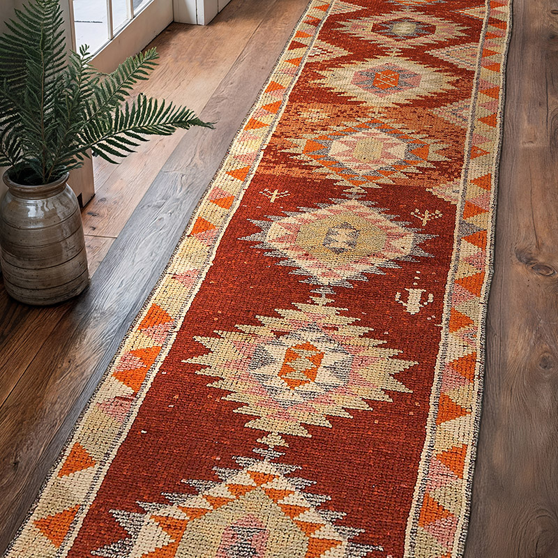 Vintage Anadolu Yolluk - 78 cm x 350 cm - K0085118