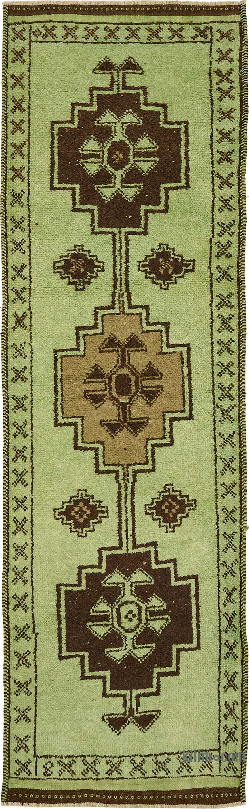 Alfombra Vintage de pasillo - 102 cm x 341 cm - K0085119