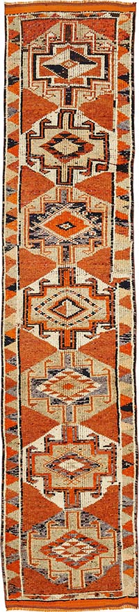Vintage Anadolu Yolluk - 81 cm x 380 cm