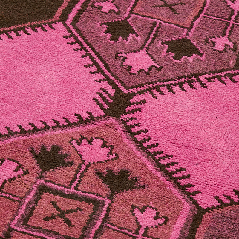Alfombra Vintage de pasillo - 130 cm x 398 cm - K0085123