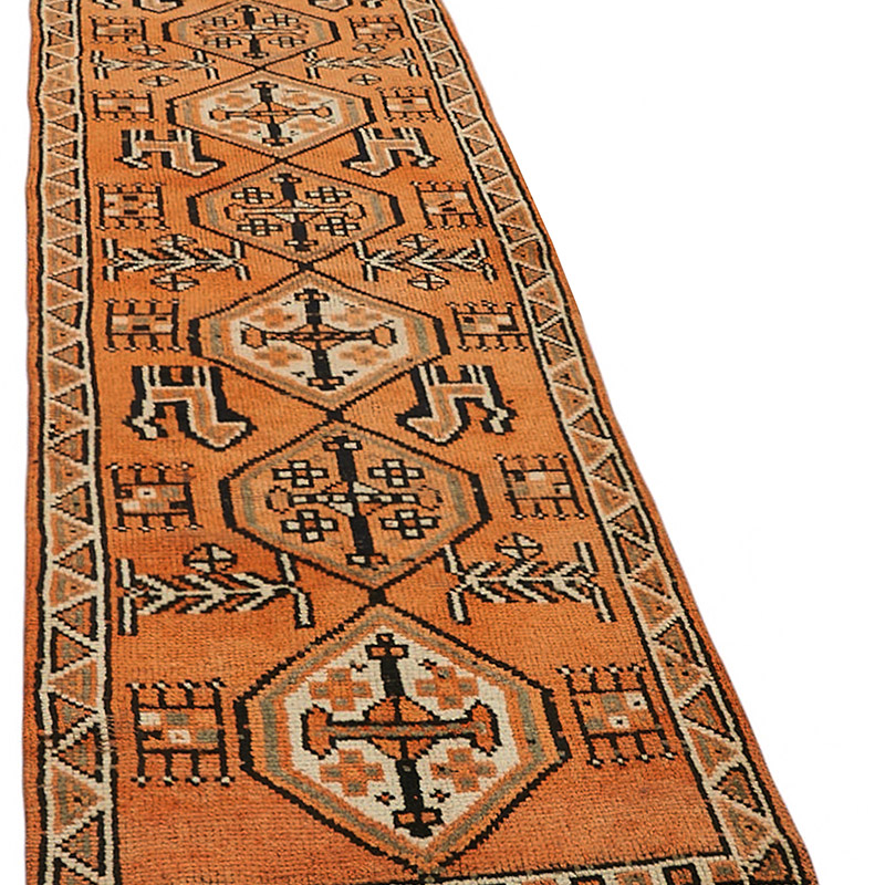 Vintage Anadolu Yolluk - 90 cm x 413 cm - K0085124