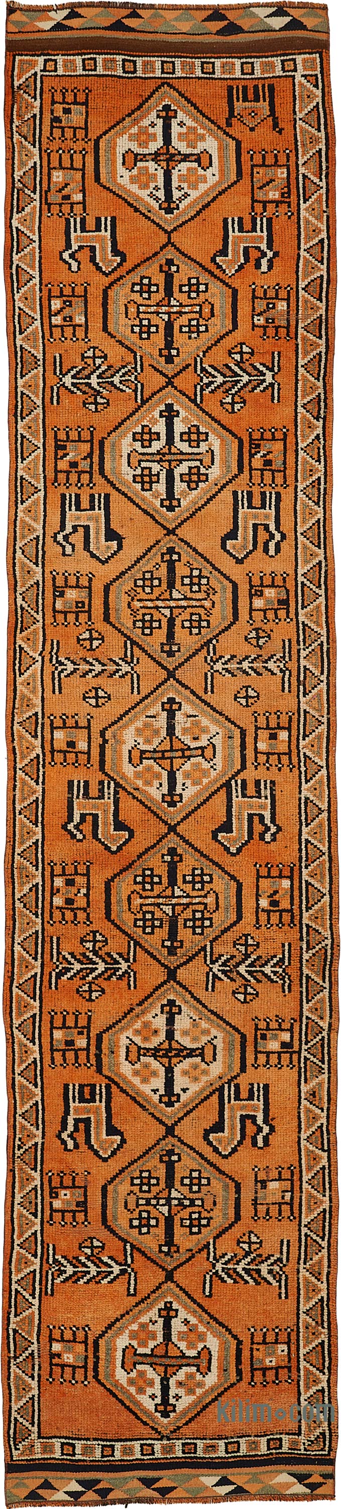 Vintage Anadolu Yolluk - 90 cm x 413 cm - K0085124