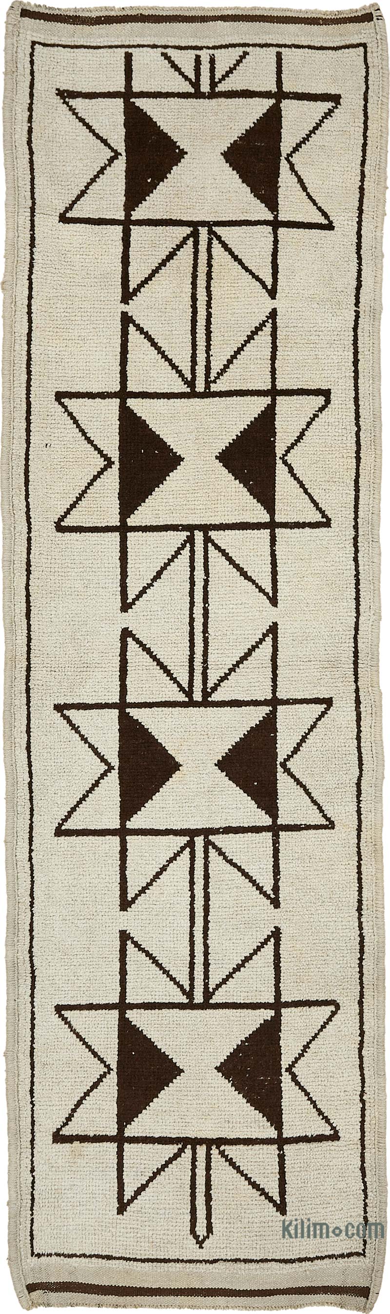 Vintage Tribal Runner Rug - 3' 6" x 12' 2" (42" x 146") - K0085126