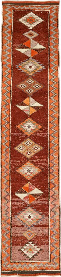 Vintage Anadolu Yolluk - 78 cm x 375 cm