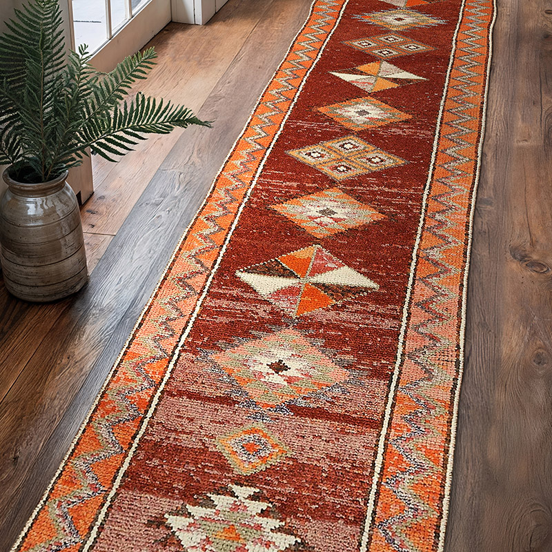 Vintage Anadolu Yolluk - 78 cm x 375 cm - K0085127