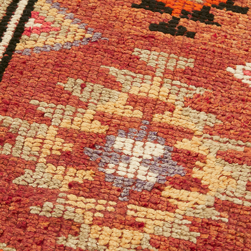 Vintage Tribal Runner Rug - 2' 8" x 11'  (32" x 132") - K0085129