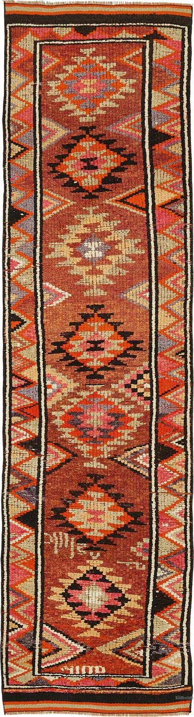 Alfombra Vintage de pasillo - 82 cm x 335 cm