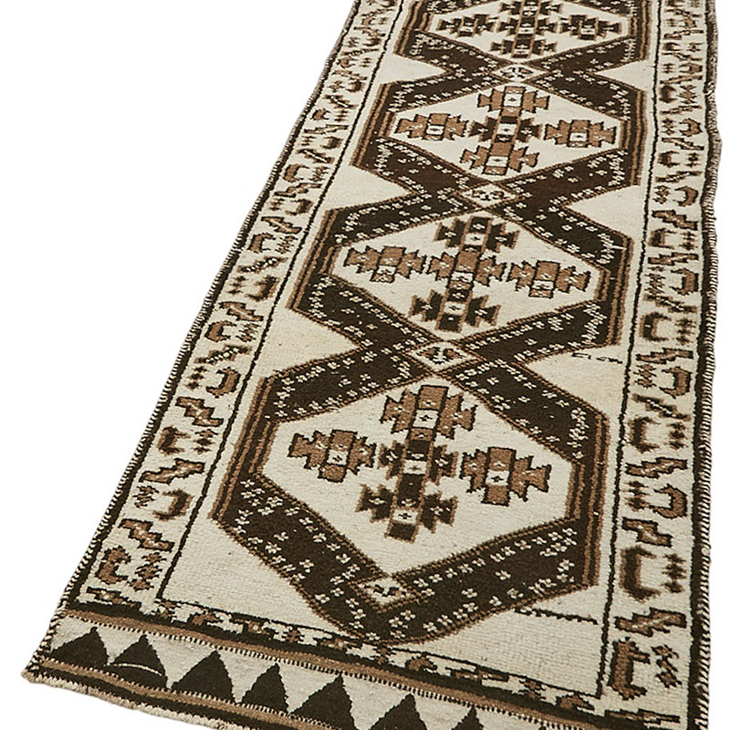 Vintage Tribal Runner Rug - 3' 3" x 13'  (39" x 156") - K0085130