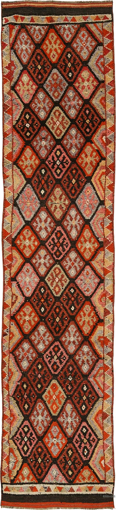 Vintage Anadolu Yolluk - 86 cm x 405 cm