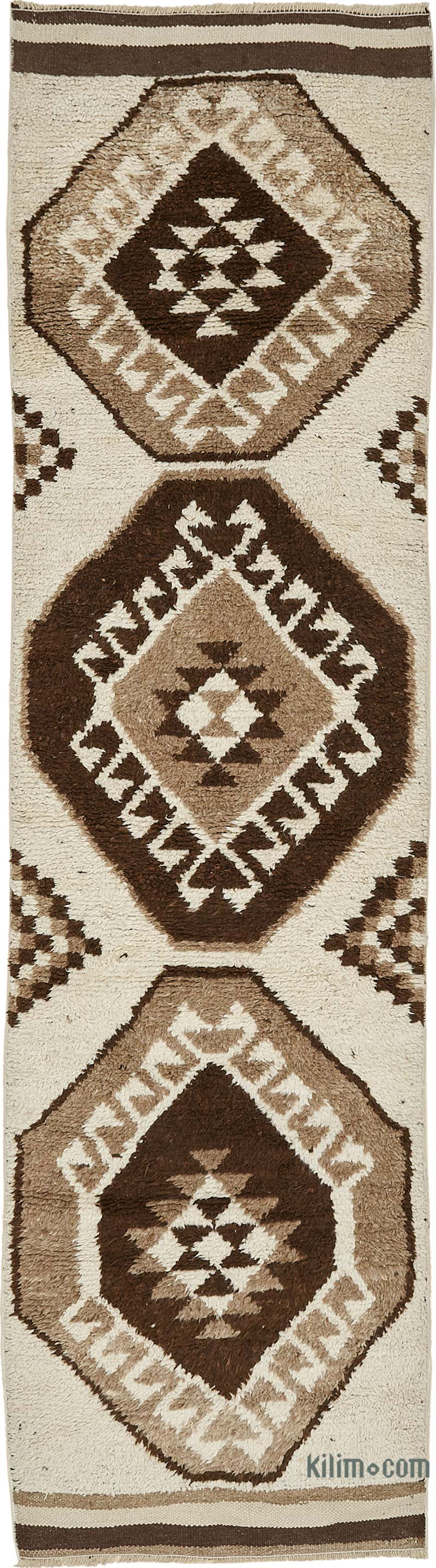 Alfombra Vintage de pasillo - 84 cm x 317 cm - K0085133