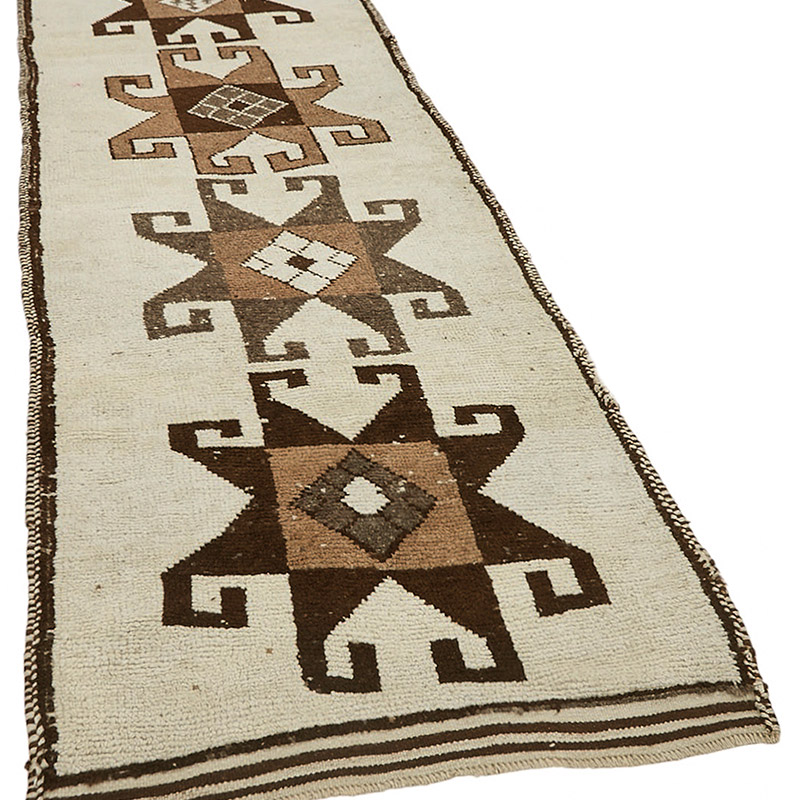 Vintage Tribal Runner Rug - 3' 7" x 10' 9" (43" x 129") - K0085135