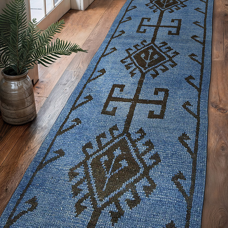 Vintage Tribal Runner Rug - 3' 1" x 11' 5" (37" x 137") - K0085137