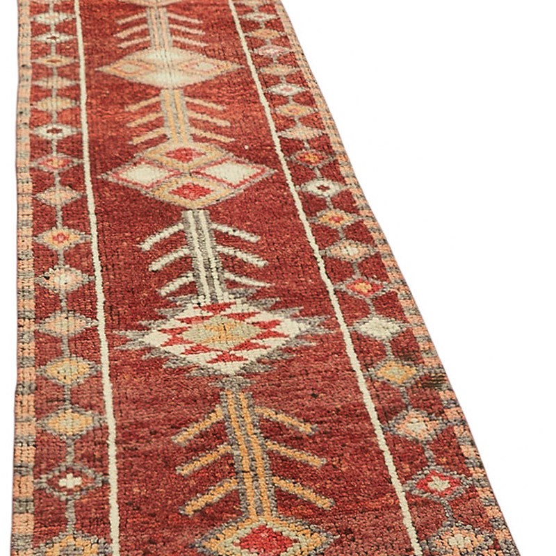 Vintage Tribal Runner Rug - 2' 7" x 11' 1" (31" x 133") - K0085139