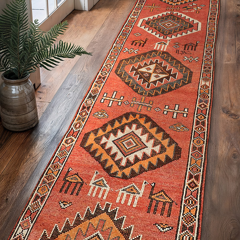 Vintage Anadolu Yolluk - 92 cm x 410 cm - K0085144