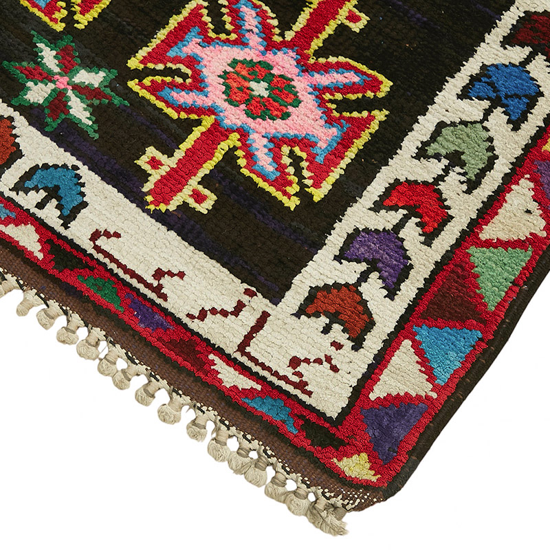 Alfombra Vintage de pasillo - 88 cm x 410 cm - K0085146