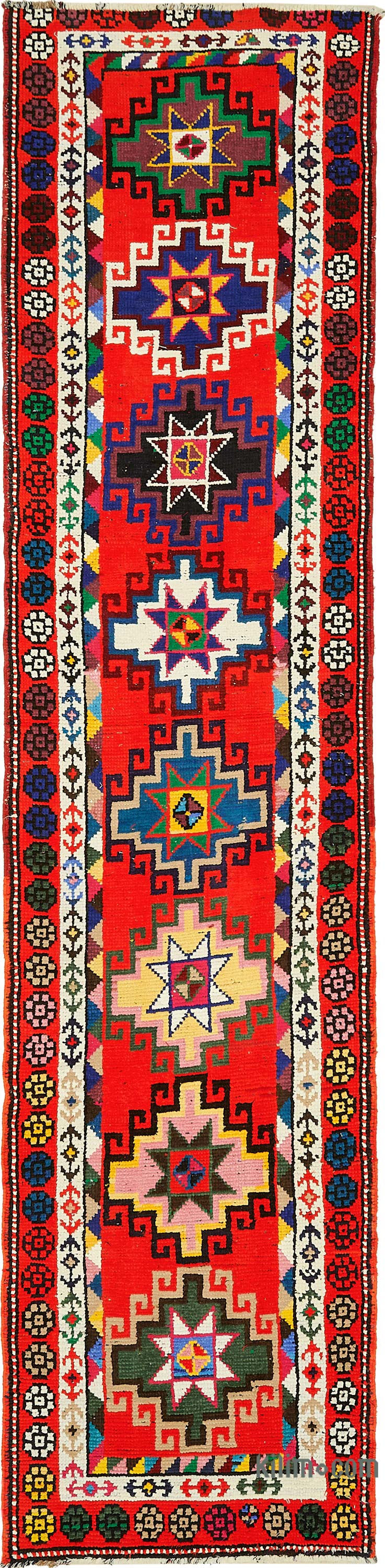 Alfombra Vintage de pasillo - 90 cm x 360 cm - K0085150
