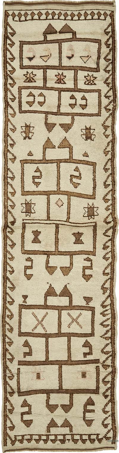 Alfombra Vintage de pasillo - 95 cm x 386 cm