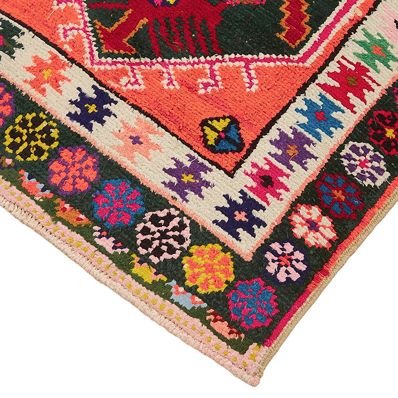 Alfombra Vintage de pasillo - 84 cm x 322 cm - K0085155