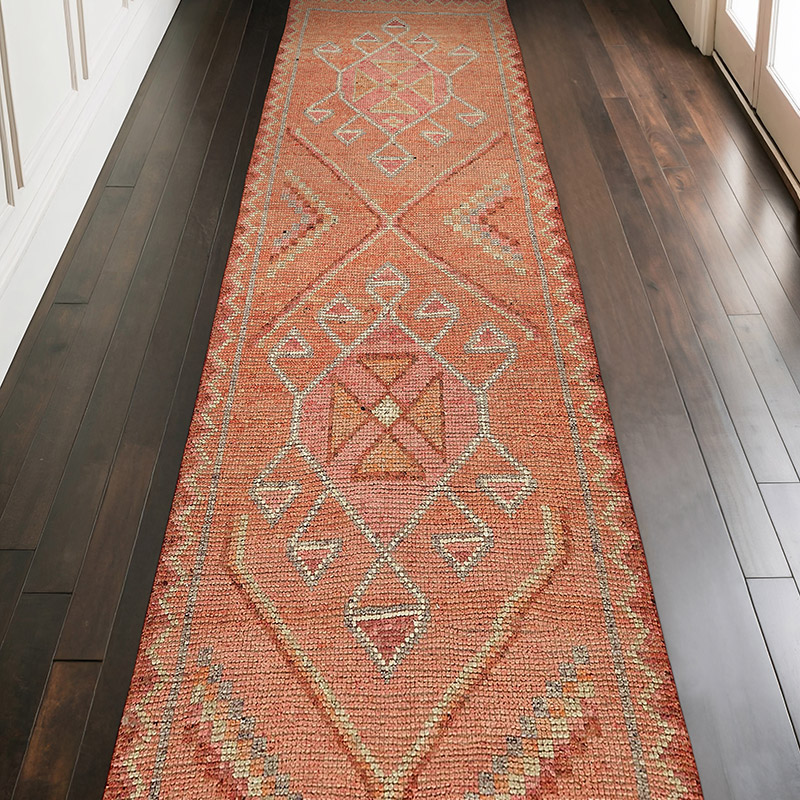 Vintage Tribal Runner Rug - 3' 3" x 10' 5" (39" x 125") - K0085156