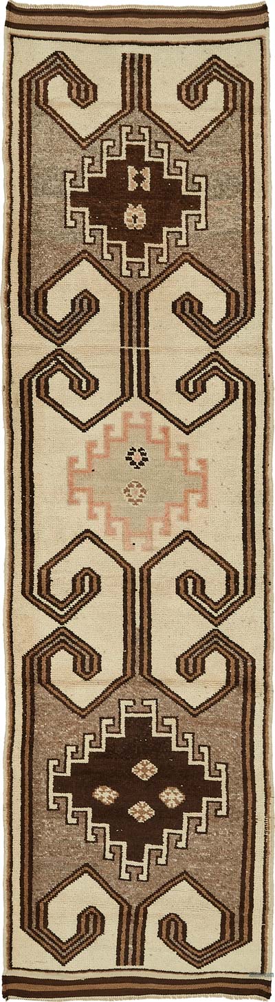 Vintage Anadolu Yolluk - 98 cm x 374 cm