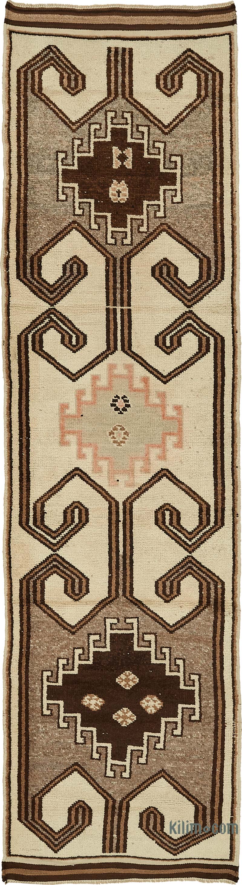 Vintage Tribal Runner Rug - 3' 3" x 12' 3" (39" x 147") - K0085157