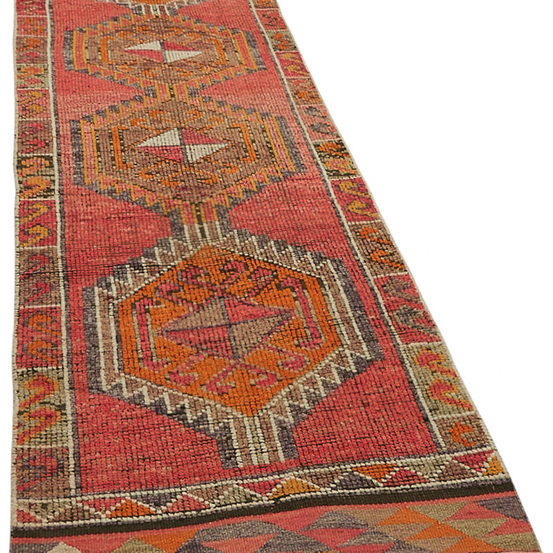Alfombra Vintage de pasillo - 94 cm x 318 cm - K0085162