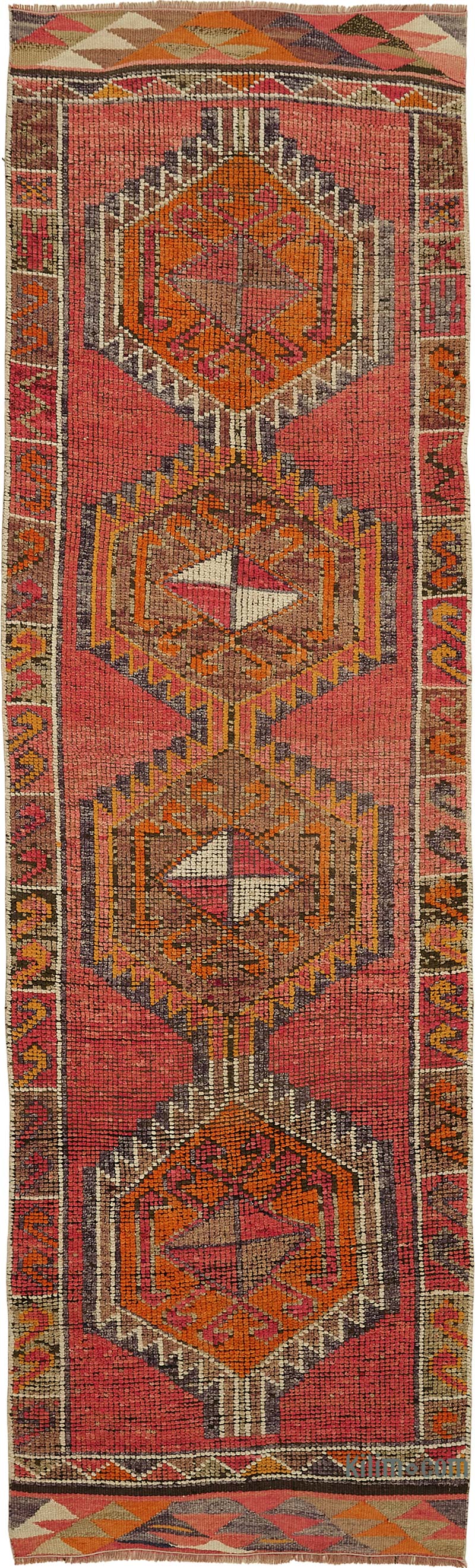 Alfombra Vintage de pasillo - 94 cm x 318 cm - K0085162