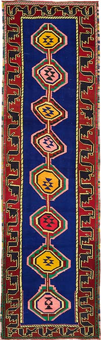 Alfombra Vintage de pasillo - 94 cm x 326 cm