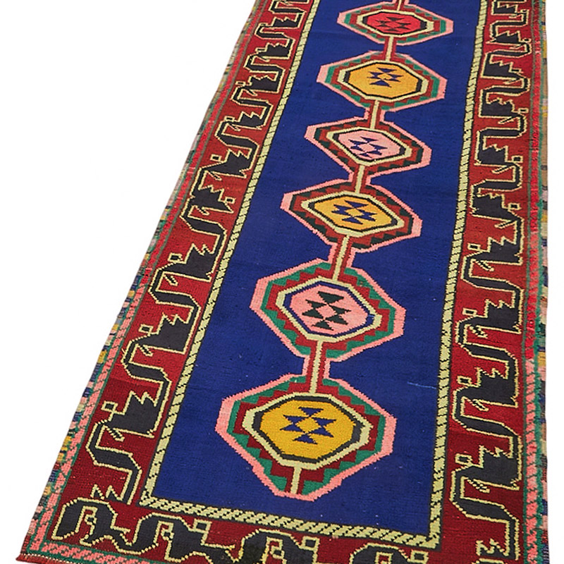 Alfombra Vintage de pasillo - 94 cm x 326 cm - K0085163