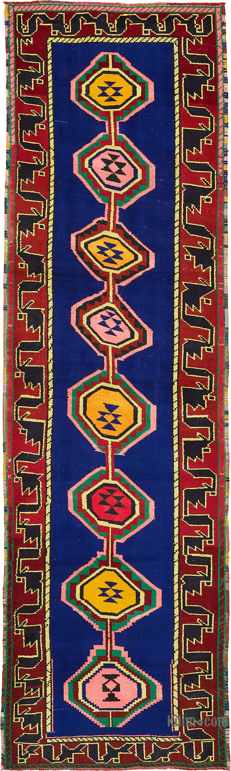Alfombra Vintage de pasillo - 94 cm x 326 cm - K0085163
