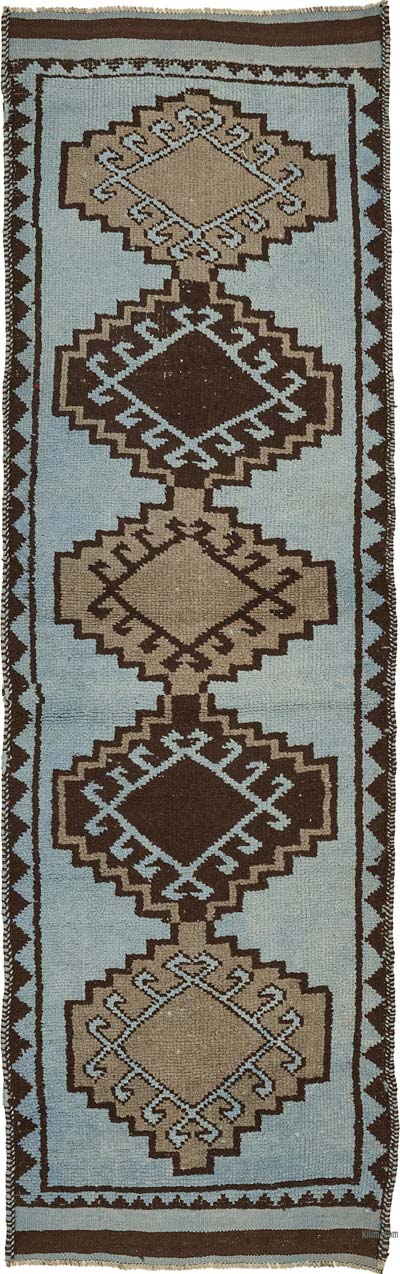 Alfombra Vintage de pasillo - 93 cm x 295 cm
