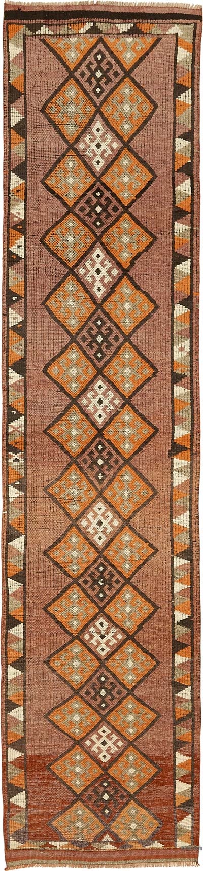 Vintage Tribal Runner Rug - 2' 8" x 12' 2" (32" x 146")