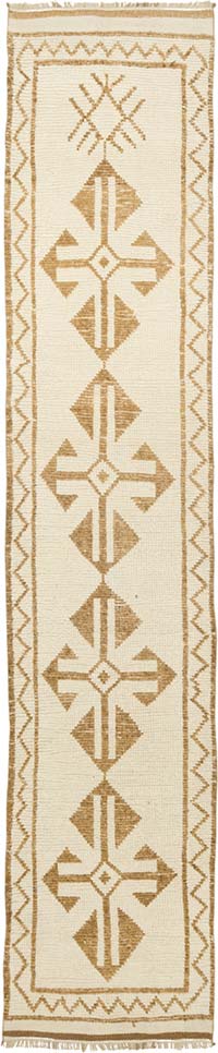 Vintage Tribal Runner Rug - 2' 11" x 14' 4" (35" x 172")