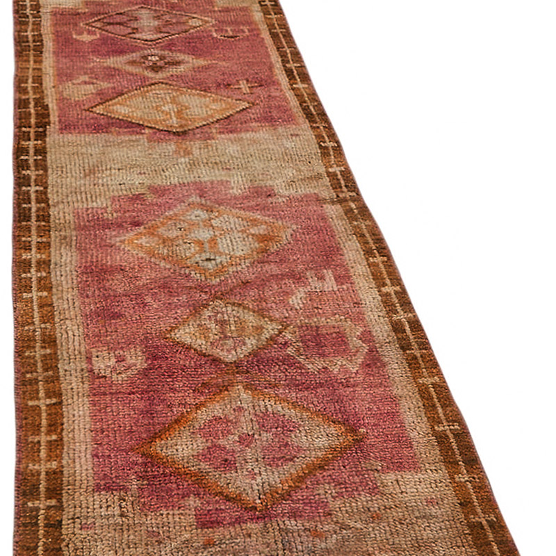 Vintage Tribal Runner Rug - 2' 8" x 13' 9" (32" x 165") - K0085171