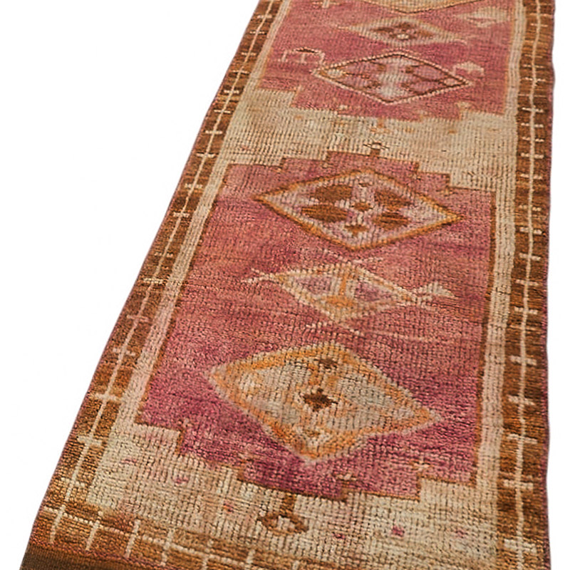 Vintage Tribal Runner Rug - 2' 8" x 13' 9" (32" x 165") - K0085171