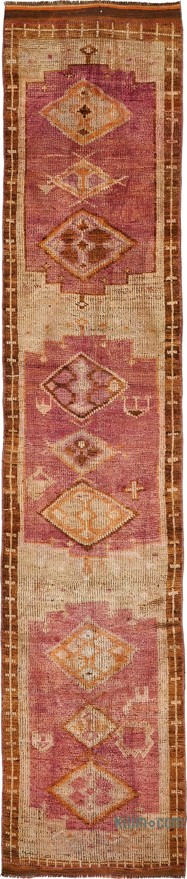 Vintage Tribal Runner Rug - 2' 8" x 13' 9" (32" x 165") - K0085171